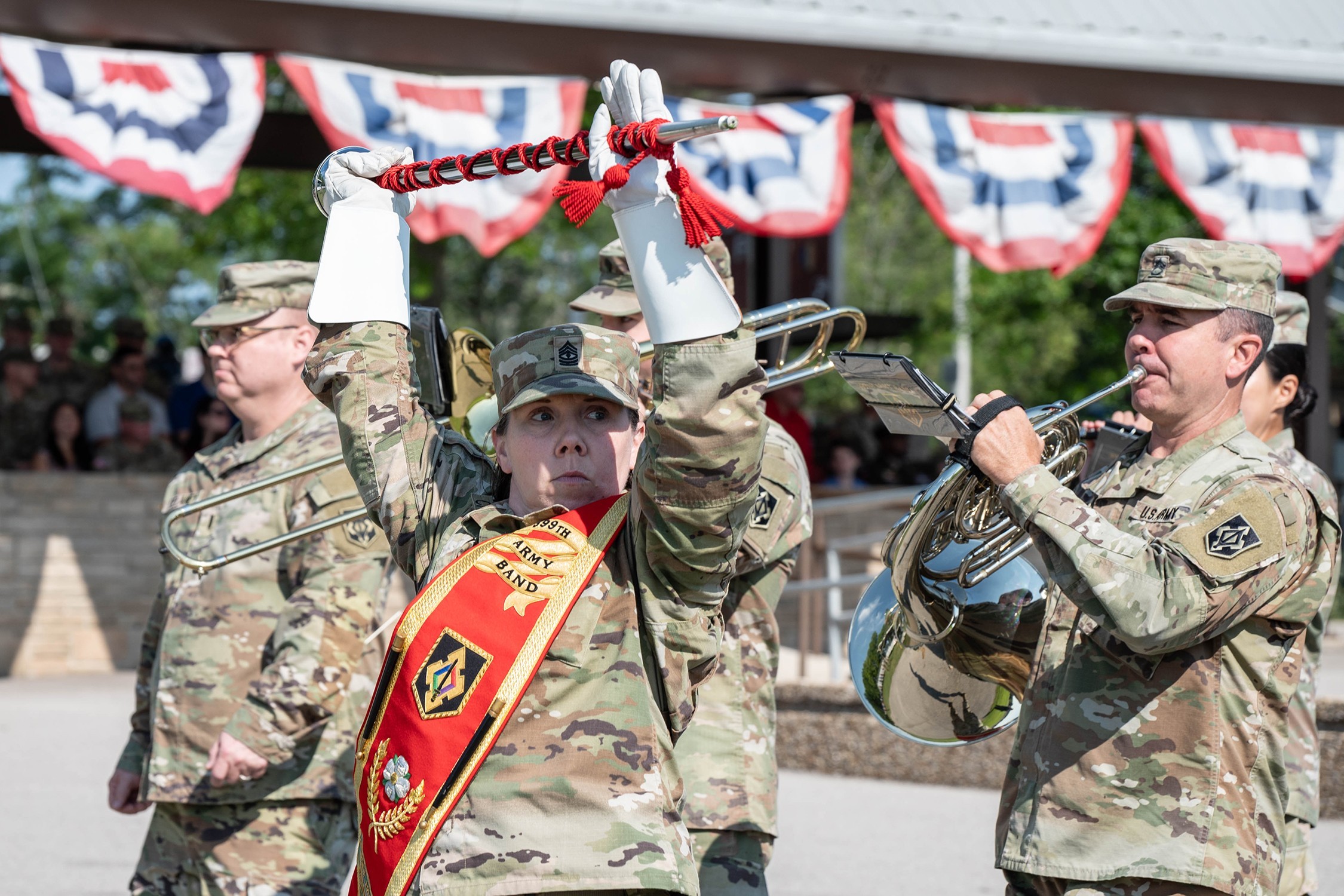 Fort Leonard Wood’s 399th Army Band marches in final review ceremony ...