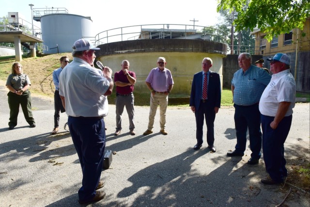 Agreement kicks off streambank project at Carthage wastewater treatment plant