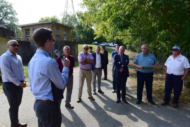 Agreement kicks off streambank project at Carthage wastewater treatment plant