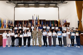 US Army in Japan team recognizes successful Japanese college intern program