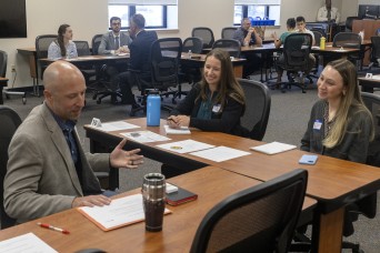 Picatinny employees receive career guidance at speed mentoring event