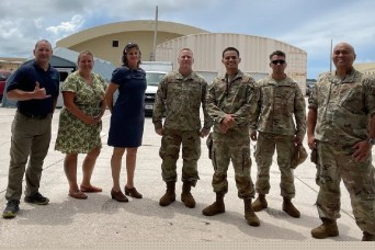 LEAD employees brief Forward Repair Capability in Guam