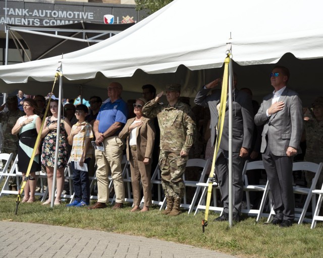 The audience at Brig. Gen. Lalor’s Aug. 27, 2024 promotion ceremony included members of Lalor’s family, Tammy Carnrike, Civilian Aide to the Secretary of the Army-Michigan; Maj. Gen. Glenn Dean, Program Executive Officer for PEO Ground Combat...