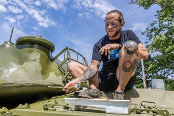 Amazon ‘Warriors’ adopt historic M48 tank, revitalize it with new coat of paint