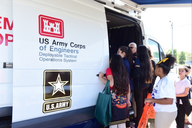 Employees highlight careers at Antioch Middle School STEAM event