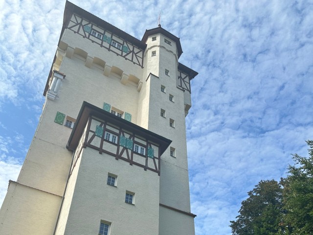 At the tower