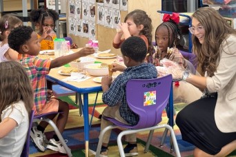 Family-Style Dining is an Important part of DoDEA Americas Prekindergarten Program