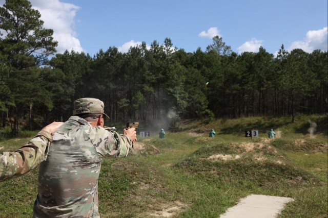Praetorian Best Squad Competition Day Two M17 Pistol Qualification