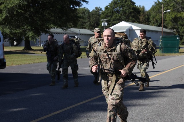 Praetorian Best Squad Competition Day Three 12-Mile Ruck March