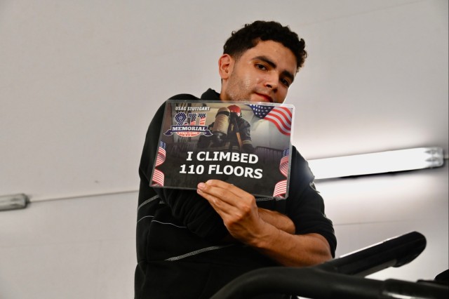 USAG Stuttgart Fitness Center hosts 9/11 Memorial Stair Climb