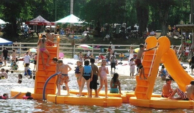 Community members participate in Day at the Lake on Lake Tholocco circa 2005