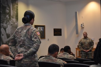 TRADOC CSM pays a visit to religious institute