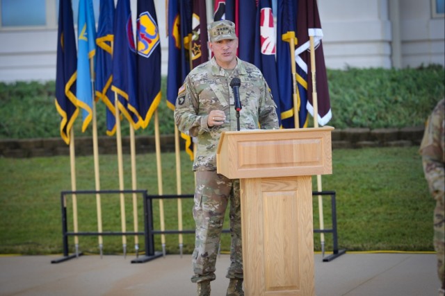 Harter Assumes Command