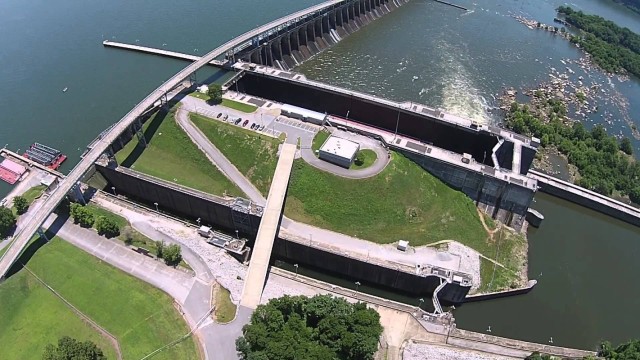 USACE photo of Wilson Lock.