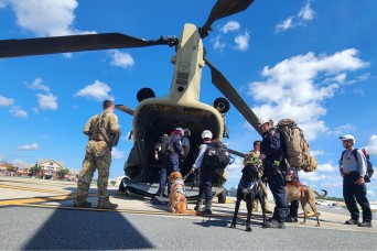 National Guard Rescues Hundreds of People in Hurricane's Wake