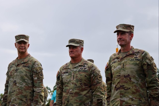 USARPAC Flying V Ceremony