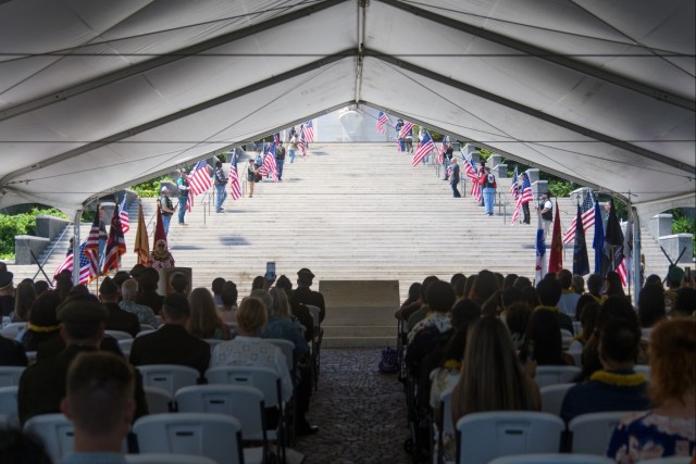 Gold Star Mothers and Families Honored at Punchbowl Ceremony