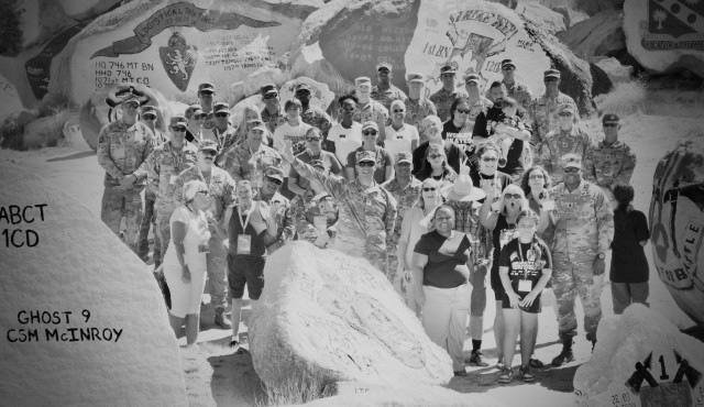 Gold Star Family Day: Fort Irwin welcomes regional Families for a day of remembrance 28 September, 2024. Brig. Gen. Brandon C. Anderson & Command. Sgt. Maj.  Carvet C. Tate, The National Training Center & Fort Irwin Command Team, and staff greet...