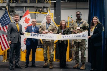 JPEO Armaments & Ammunition cuts ribbon on new 155mm metal parts facility