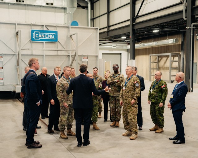 Officials from the JPEO Armaments and Ammunition came closer in their efforts to rebuild the Arsenal of Democracy with the inauguration of the new IMT Precision Production Facility in Ontario, Canada. This facility is capable of producing 15,000 155mm artillery metal parts per month and represents a key step in modernizing the defense industrial base.