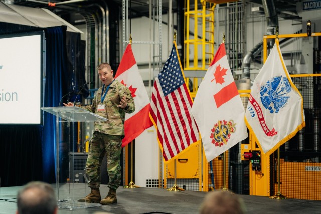 Officials from the JPEO Armaments and Ammunition came closer in their efforts to rebuild the Arsenal of Democracy with the inauguration of the new IMT Precision Production Facility in Ontario, Canada. This facility is capable of producing 15,000 155mm artillery metal parts per month and represents a key step in modernizing the defense industrial base.