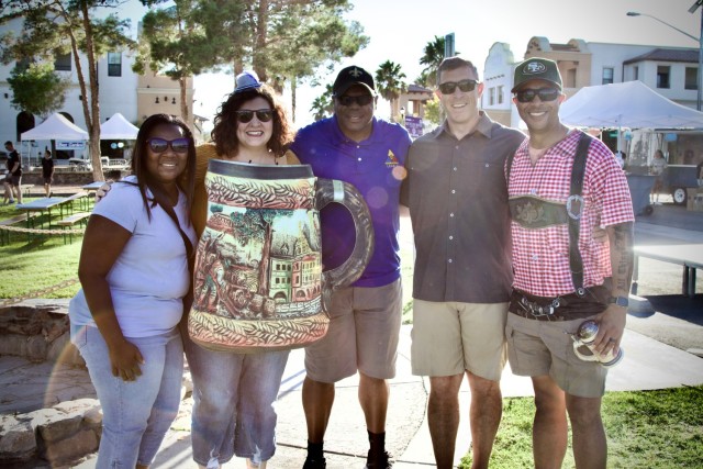 Fort Irwin Celebrates Oktoberfest 2024, command teams and Family open the festival 28 September.
