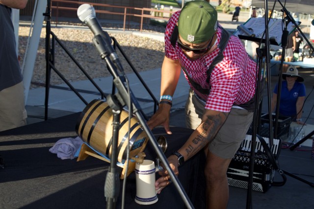 Fort Irwin Celebrates Oktoberfest 2024, command teams open the festival 28 September.