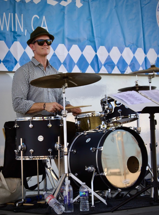 Fort Irwin Celebrates Oktoberfest 2024, The Hammerstein Band drummer deliverers an energising performance 28 September.