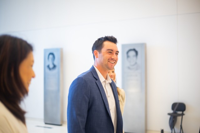 San Diego Padres catcher Kyle Higashioka, a descendant of World War II veteran G. Shigeru Higashioka, toured the National Museum of the U.S. Army in July to honor his grandfather's service and the sacrifices of other Nisei Soldiers.