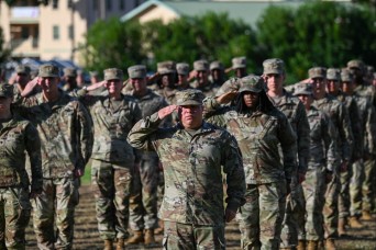 Army Hawai'i Welcomes New Soldiers in Traditional Patching Ceremony