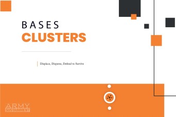 Bases Clusters: Displace, Disperse, Defend to Survive