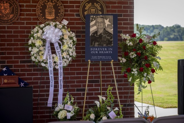 A private interment for retired U.S. Army Gen. Gary Edward Luck was held at Barrancas National Cemetery, Pensacola, Florida, Sept. 20, 2024. The ceremony honored his life and legacy following his distinguished 36-year career in the Army. Gen. Luck...