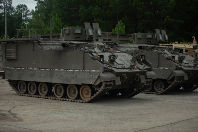 Spartan Brigade becomes second brigade to receive and train on AMPVs