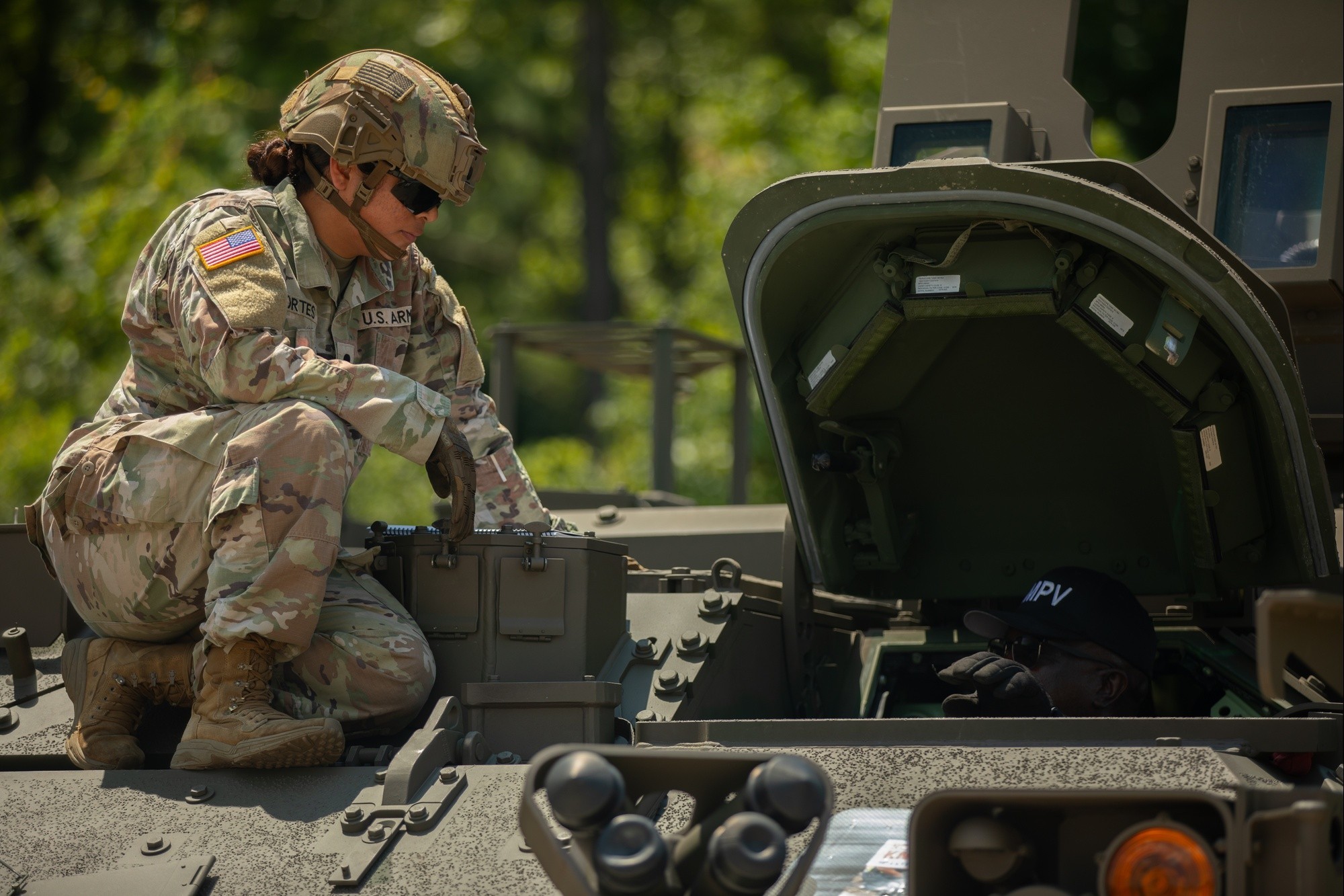 Spartan Brigade becomes second brigade to receive and train on AMPVs ...