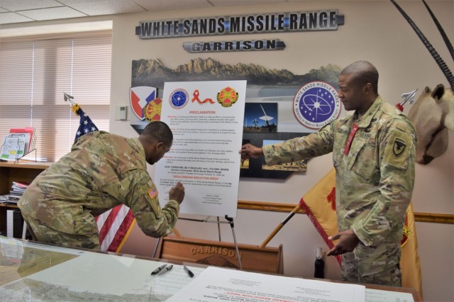 Red Ribbon Week launches at White Sands Missile Range