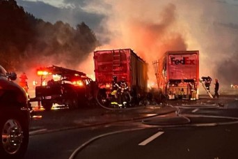 Fort Walker Fire responds to four-alarm inferno on I-95