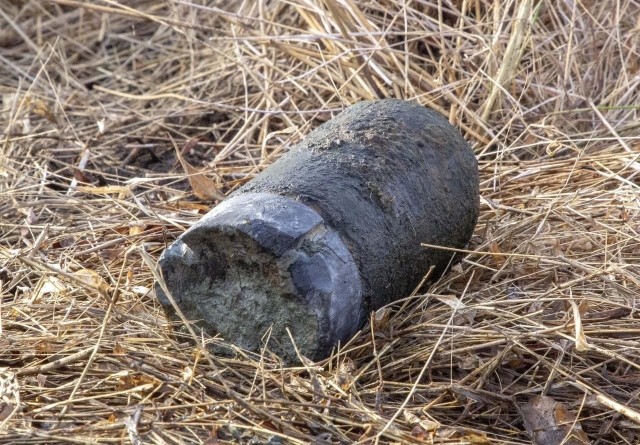Army EOD technicians destroy unexploded round discovered on Gettysburg battlefield