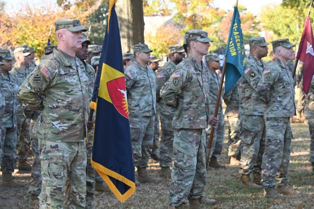 The District of Columbia National Guard celebrated the 222nd anniversary of the first muster of D.C. Militia at the D.C. Armory, Oct. 30 2024. The event underscored the D.C. National Guard’s legacy, from its beginnings in 1802 to present-day missions supporting the capital city and national defense. (U.S. Army National Guard photo by Ayan Sheikh)