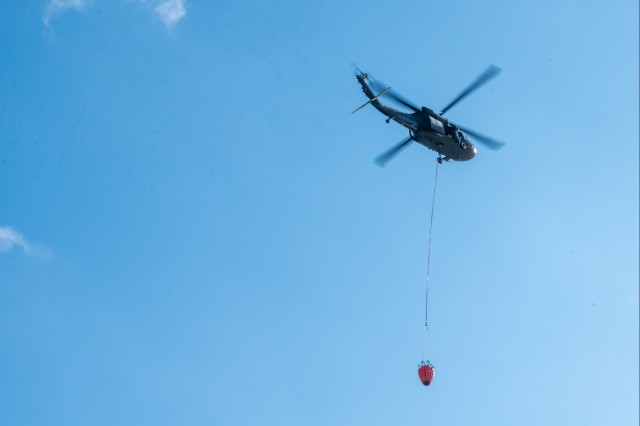 Connecticut National Guard Assisting with Hawthorne Brush Fire