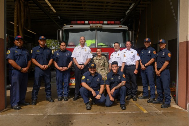 Garrison Commander Gets First-Hand Look at Fed Fire Mission During 90-Day Assessment