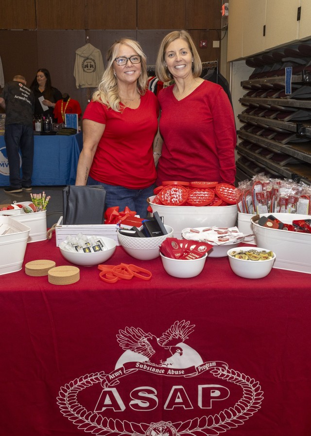 PICATINNY ARSENAL, NJ – Amy Gopel, Picatinny Arsenal's Alcohol and Substance Abuse Program Manager and Employee Assistance Program Coordinator (left) and Kristina Williams, Picatinny Arsenal's Drug Testing Program Coordinator (right) at...