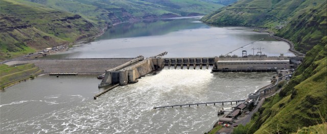 Aerial photo of Lower Granite