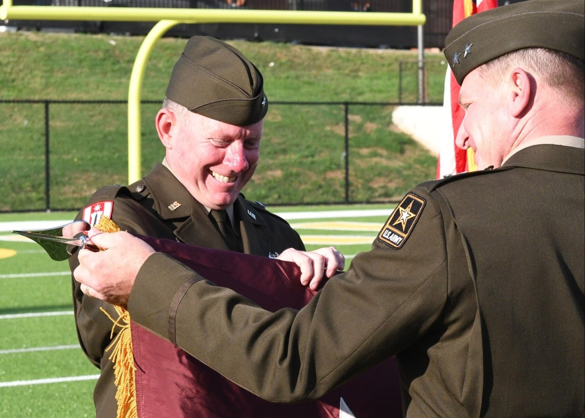 Son of Georgia promoted to brigadier general on field where he marched ...