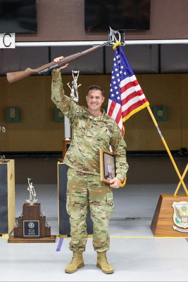 USAMU's SFC Ryan Franks wins back-to-back Interservice Pistol Championship titles