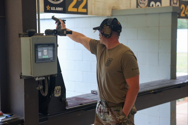 USAMU's SFC Ryan Franks wins back-to-back Interservice Pistol Championship titles