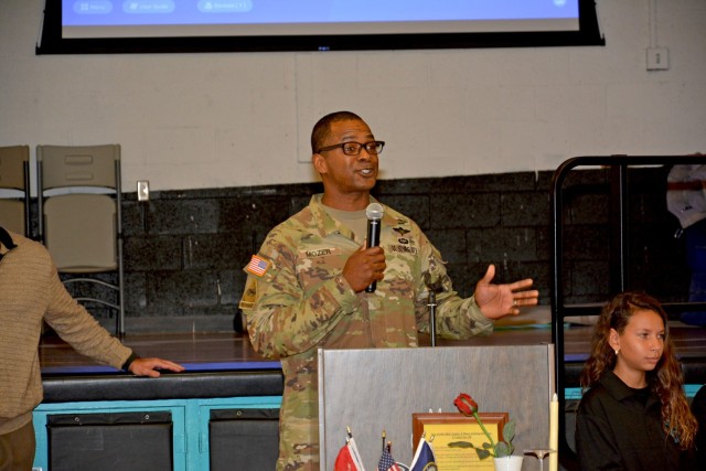 Students at White Sands School honor veterans in celebration of Veterans Day