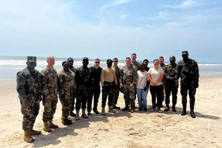 Military planners for U.S. Army Southern European Task Force, Africa (SETAF-AF), and the Ghana Armed Forces visited several sites in Accra, Ghana, November 5-8, 2024, for the African Land Forces Summit (ALFS) main planning event. The planning...