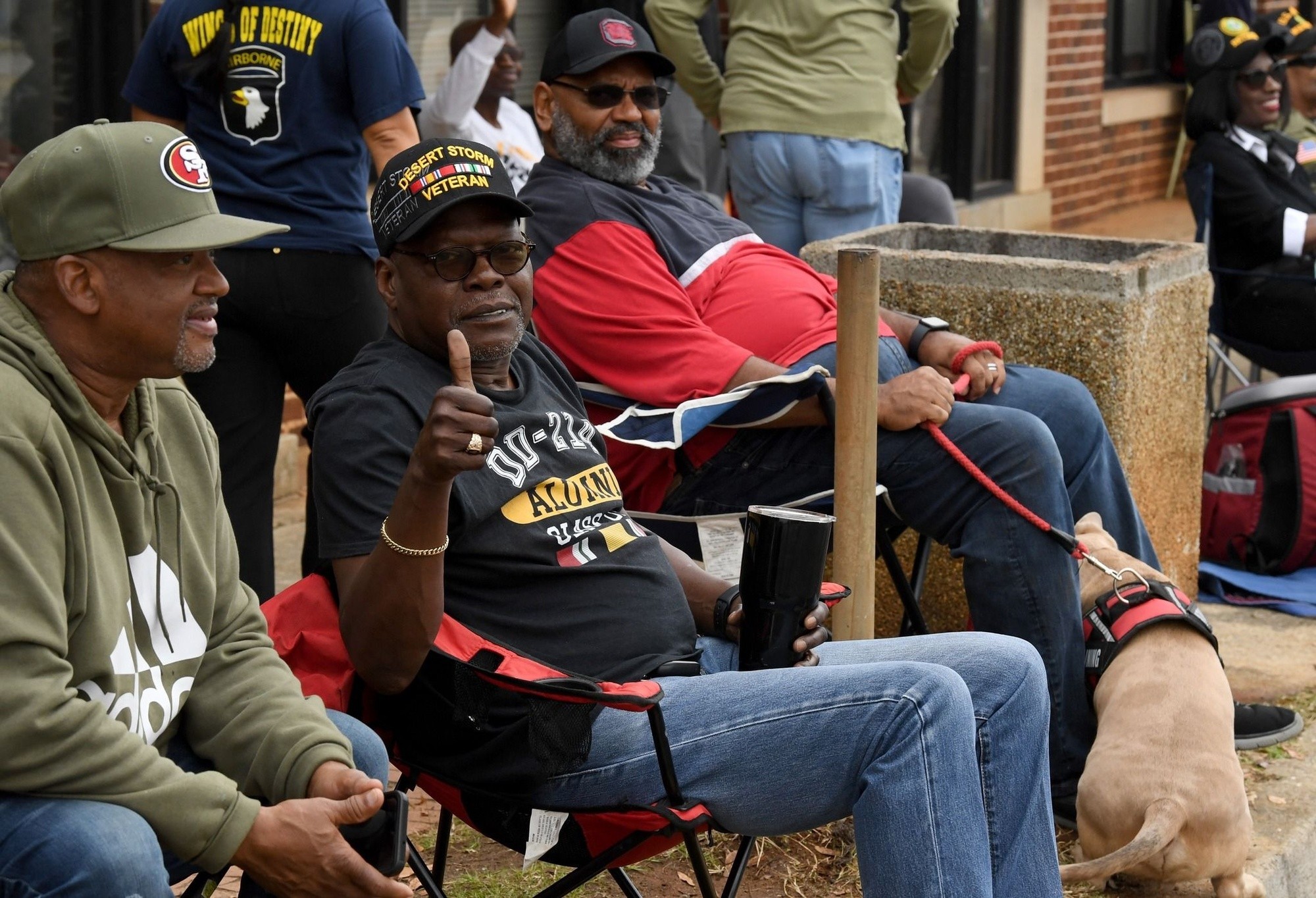 On the march Jackson joins Columbia Veterans Day parade Article