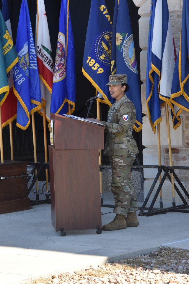 Command Sgt. Maj. JennyAnne Bright Remarks