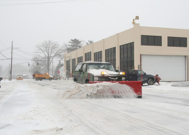PICATINNY ARSENAL, N.J. - Winter storm at Picatinny Arsenal.